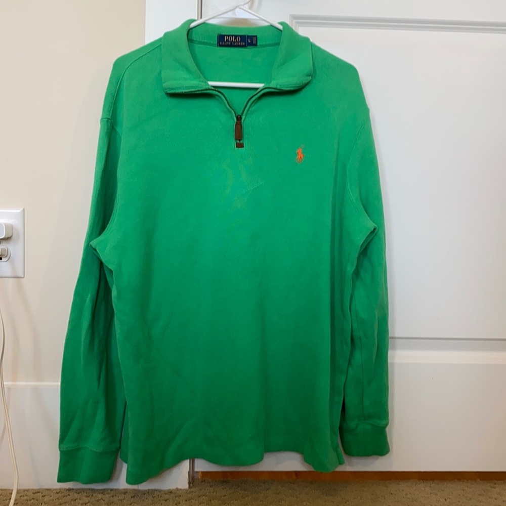 Polo Ralph Lauren quarter zip green size L